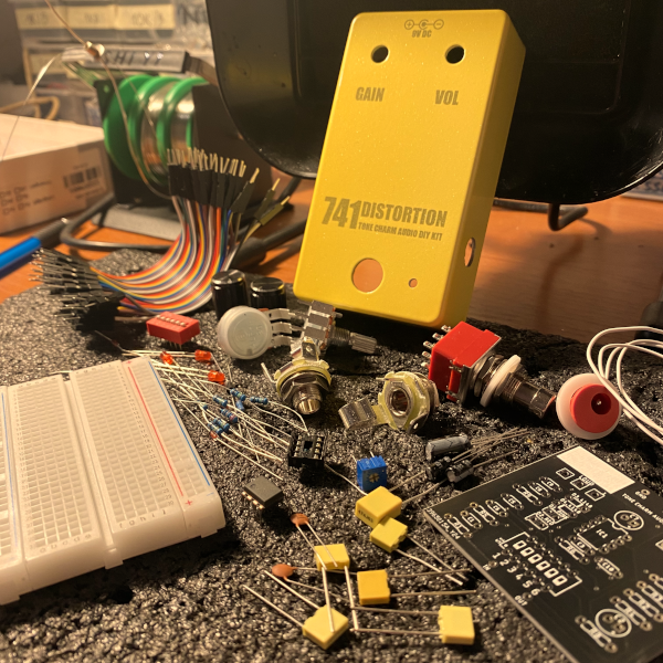 Efekt Gitarowy DIY Distortion - zestaw